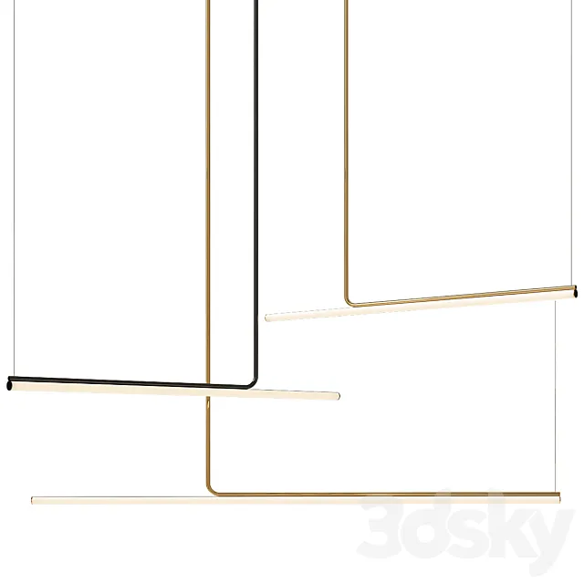 Ceiling Light Marset Ambrosia 3D Model Ceiling Light Marset Ambrosia 3D Model