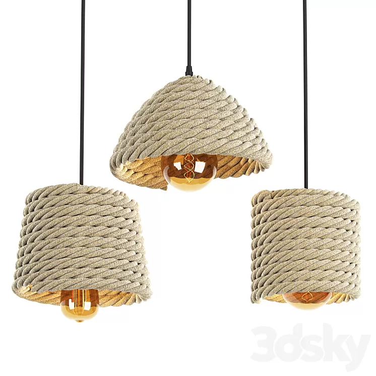 Ceiling Light Set 3D Model Ceiling Light Set 3D Model
