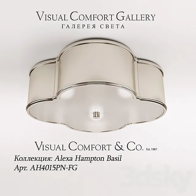 Ceiling light Visual Somfort AH4015PN-FG 3DModel