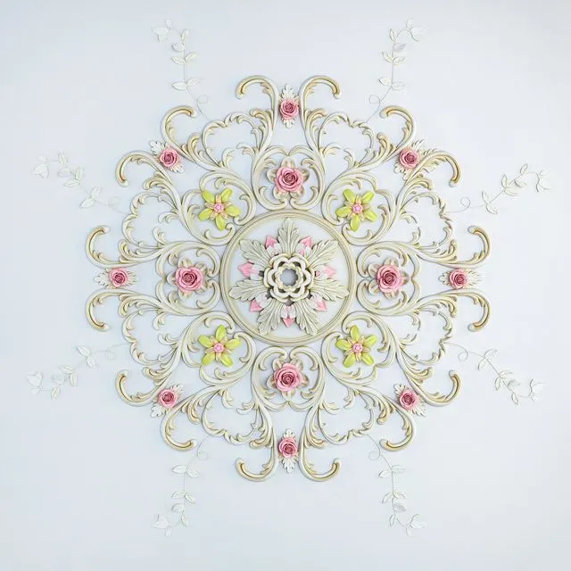 Ceiling molding 3D Model