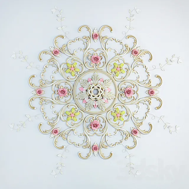 Ceiling molding 3D Model Ceiling molding 3D Model