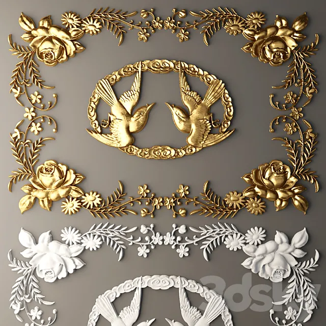 Ceiling moldings 3D Model