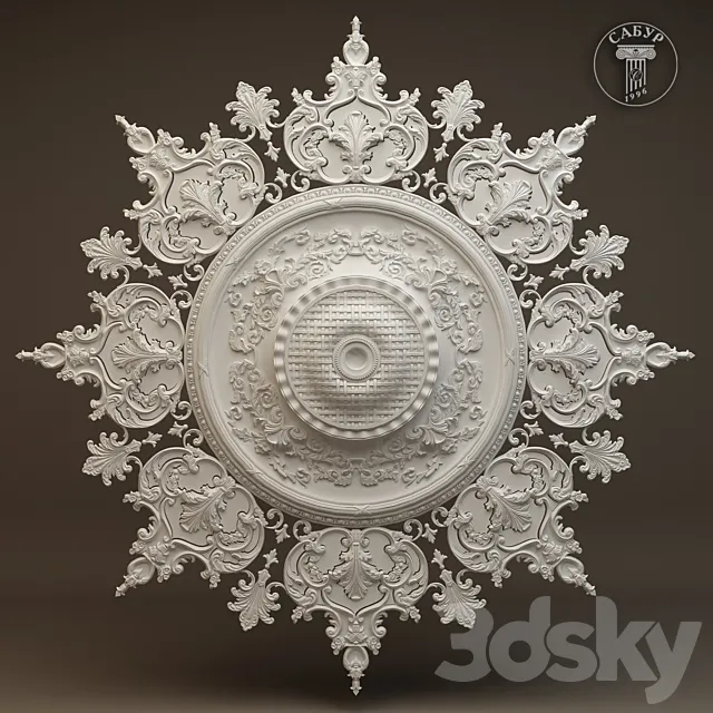 Ceiling outlet P106 3DModel Ceiling outlet P106 3DModel