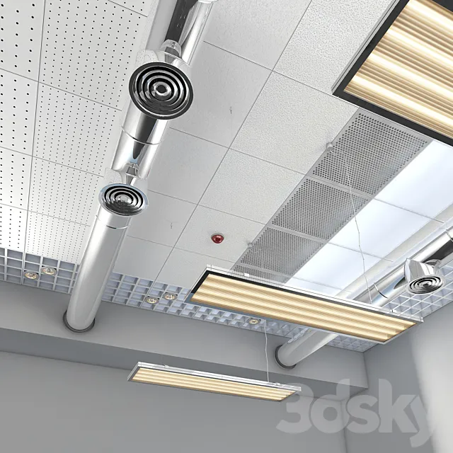 Ceiling Panels 3D Model Ceiling Panels 3D Model