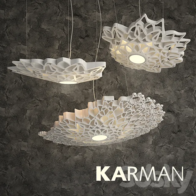 Ceiling pendant Karman NOTREDAME – SE130 1B INT 3D Model Ceiling pendant Karman NOTREDAME – SE130 1B INT 3D Model