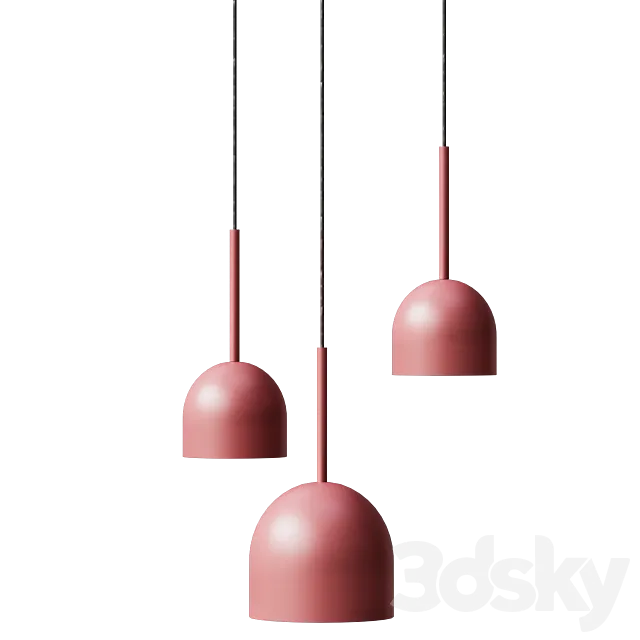 Ceiling pendant lamp Rio Pendant Robin (6 colors) Spain 3D Model