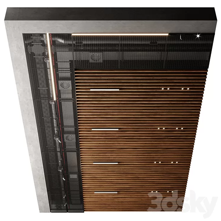 Ceiling SAS International 2 3D Model