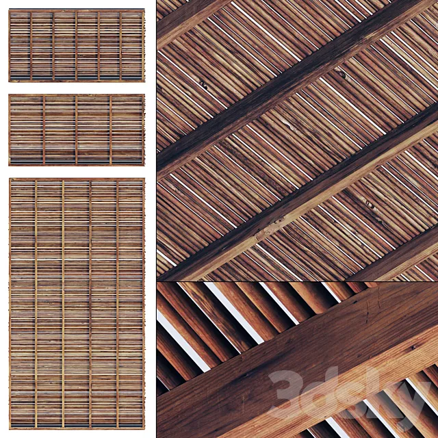 Ceiling thick branch straight n1 _ Ceiling of thick straight branches No. 1 3D Model Ceiling thick branch straight n1 _ Ceiling of thick straight branches No. 1 3D Model