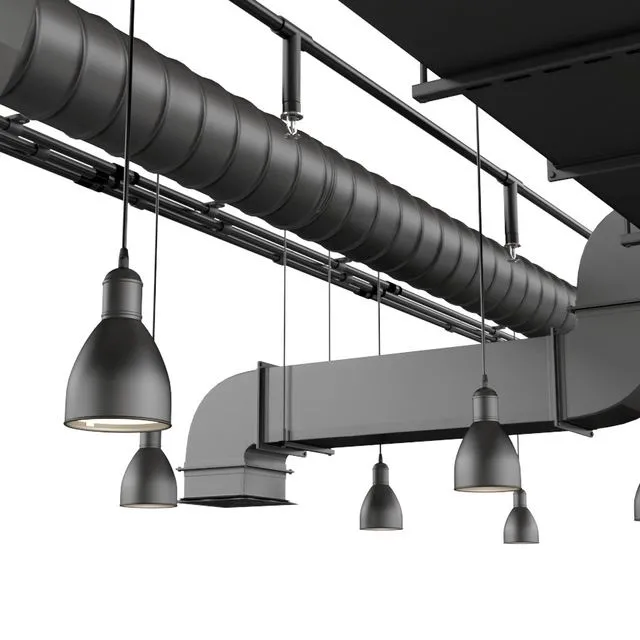 Ceiling ventilation 3D Model