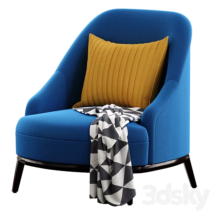 Celedonio Armchair 3D Model Free Download