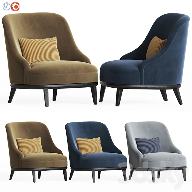 Celedonio armchair hamiltonconte 3DModel