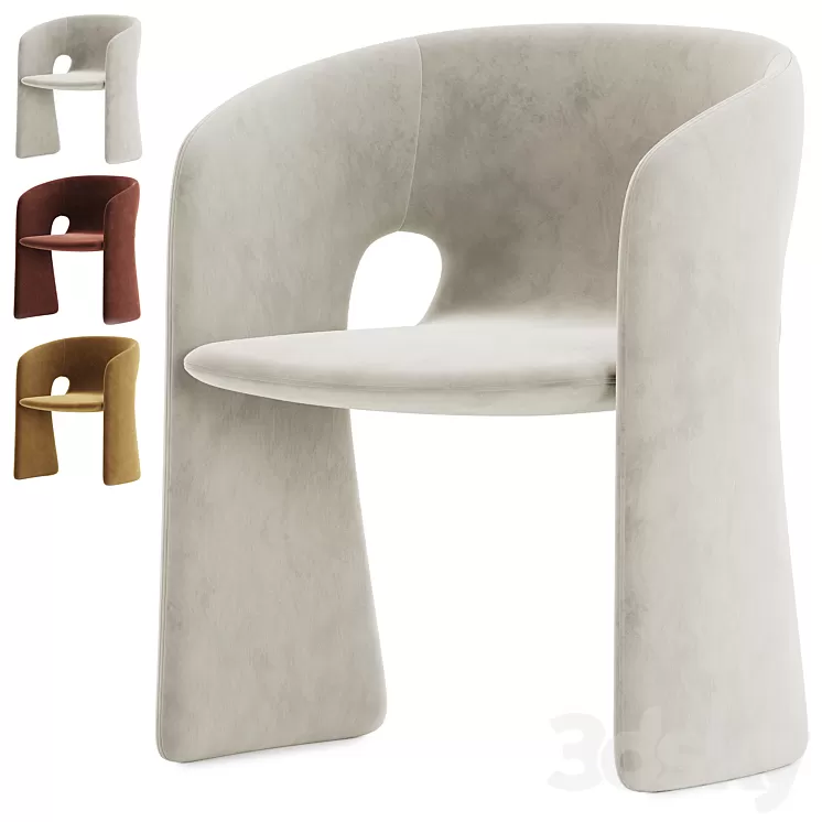 Celeste Dining Chair Roche Bobois 3D Model Free Download