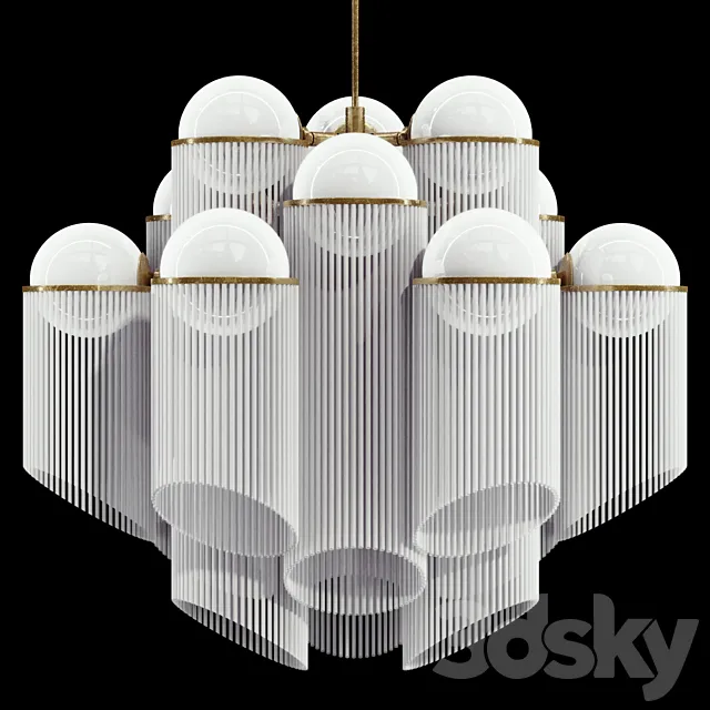 Celestial Chandelier Collection 2 in 1 3D Model