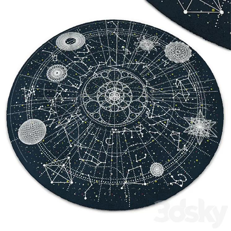 Celestial Rug 3D Model