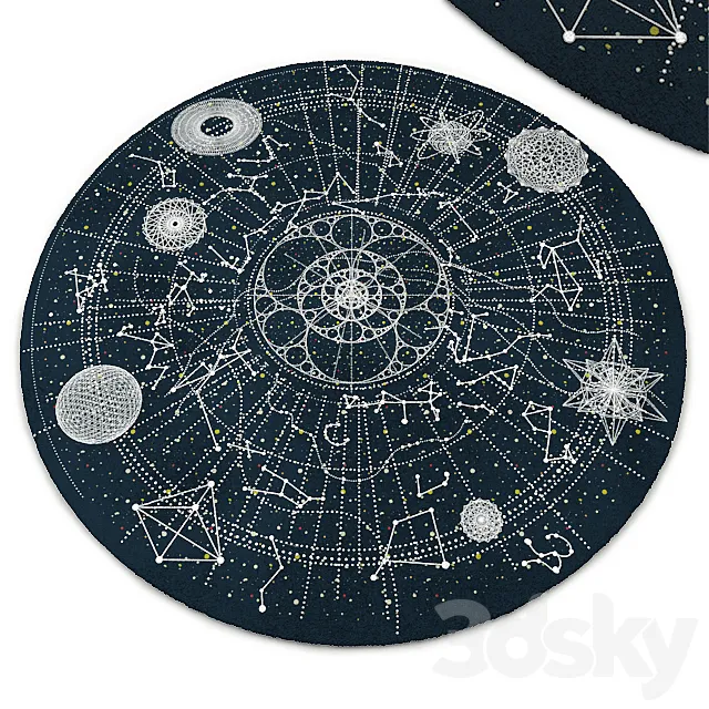 Celestial Rug 3DModel Celestial Rug 3DModel
