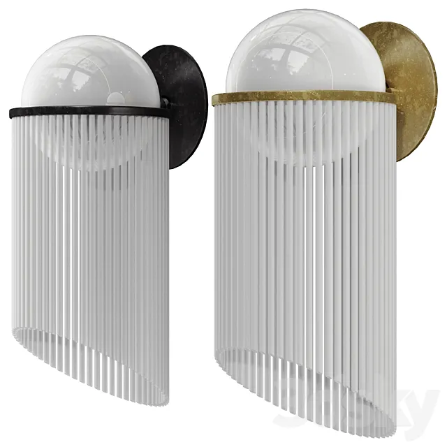 Celestial Wall Sconce Light 3D Model Celestial Wall Sconce Light 3D Model