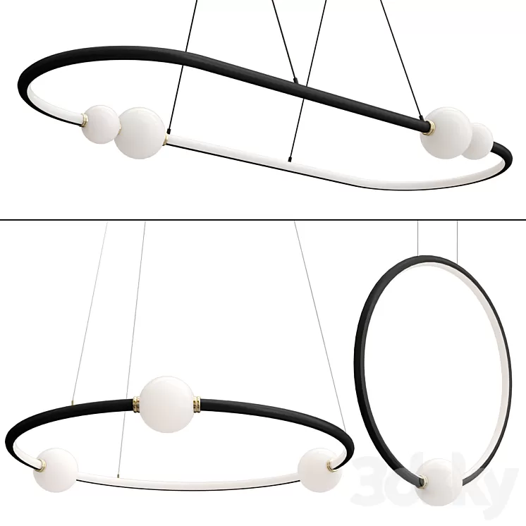 CELIA pendant lamp collection 3D Model Free Download