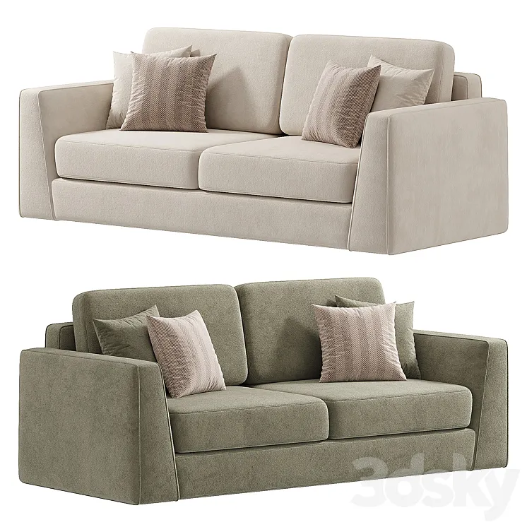 Celine Alberta Salotti Sofa 3D Model Free Download