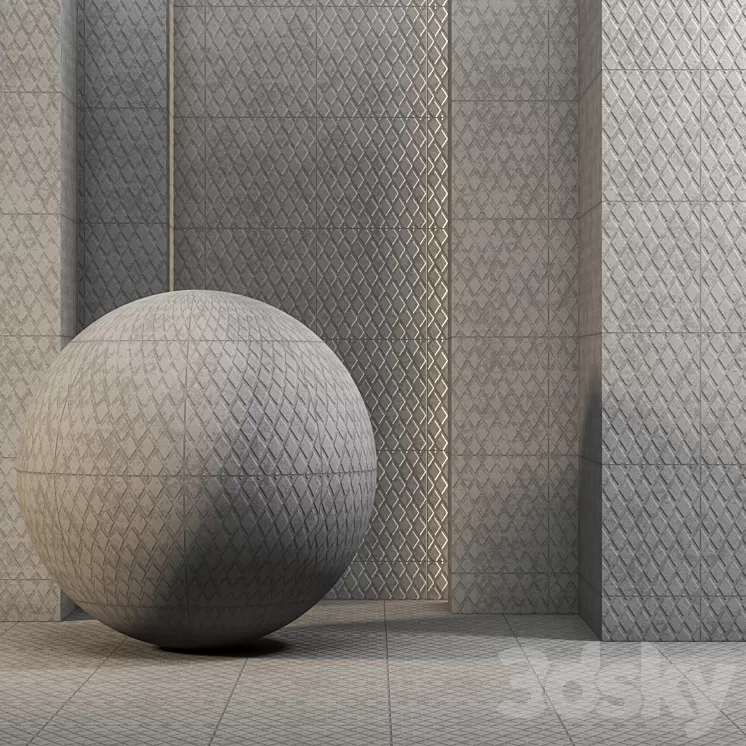 Cement Mosaic Texture 4k Seamless – Tileable 3D Model