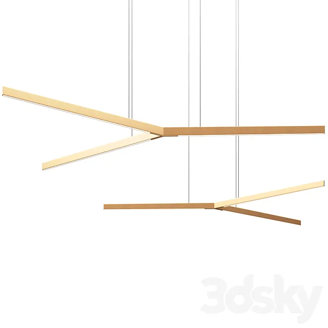 centersvet chandelier LAMETTA 3D Model