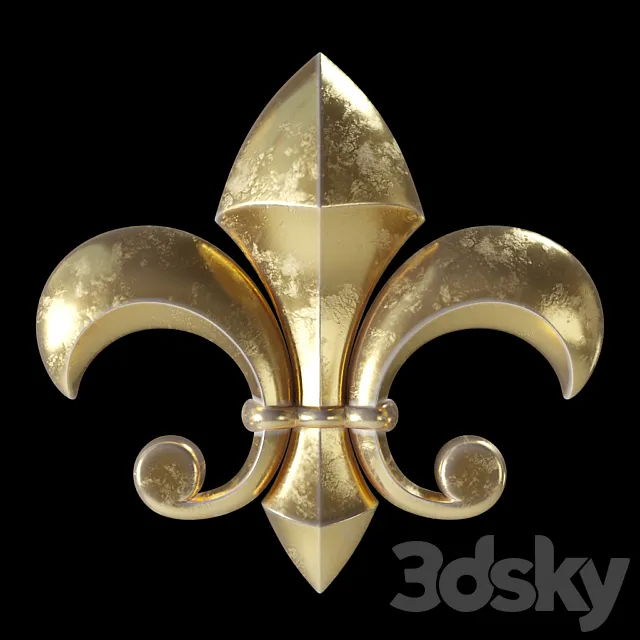 Central inlay element 01 3D Model Central inlay element 01 3D Model