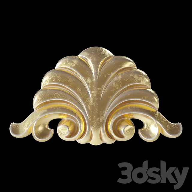 Central ornament GAUDIDECOR_AW6032 3D Model Central ornament GAUDIDECOR_AW6032 3D Model