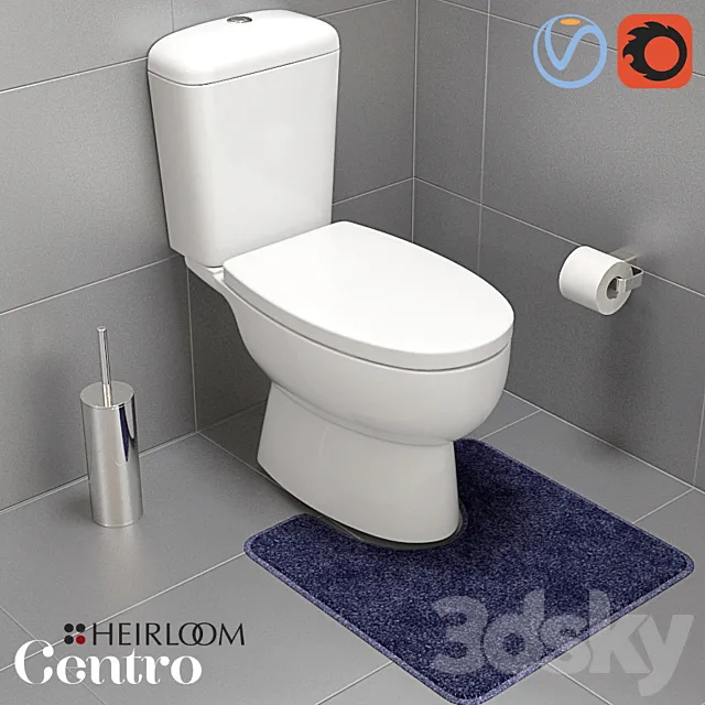 Centro Close Coupled Toilet 3DModel