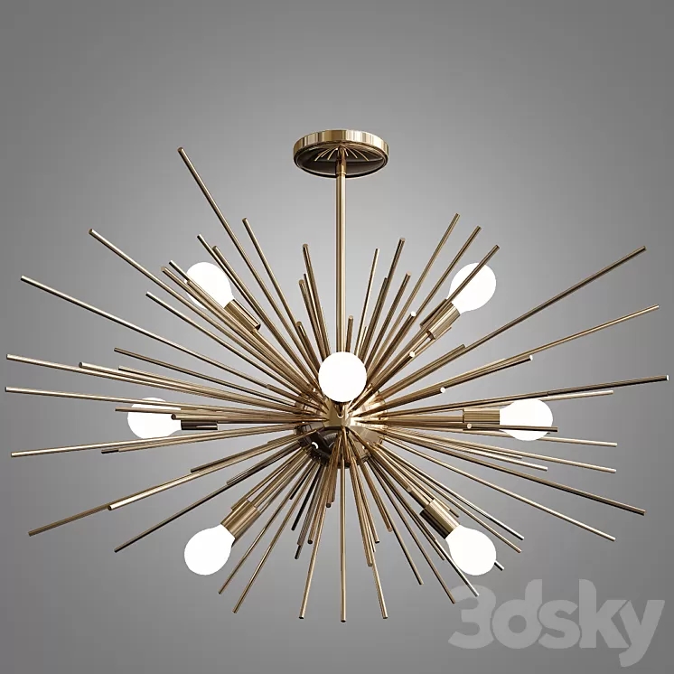 Century Ceiling Lights Arteriors 3D Model Century Ceiling Lights Arteriors 3D Model