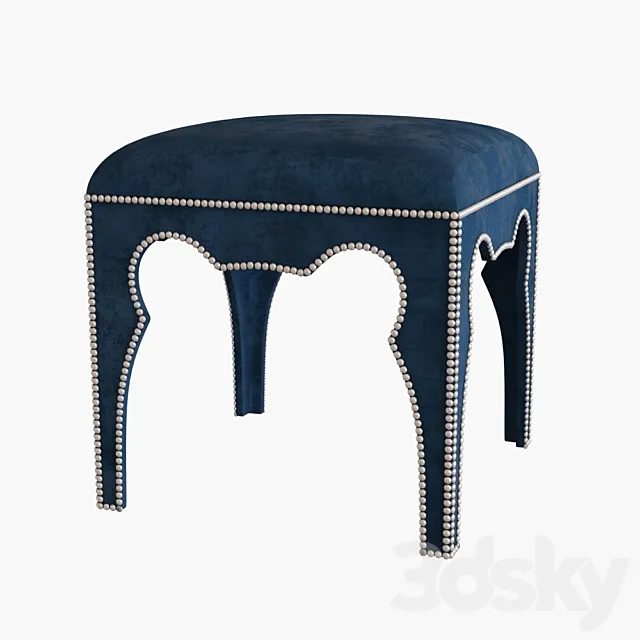 Century furniture Gazelle Ottoman 33-1030 3DModel Century furniture Gazelle Ottoman 33-1030 3DModel
