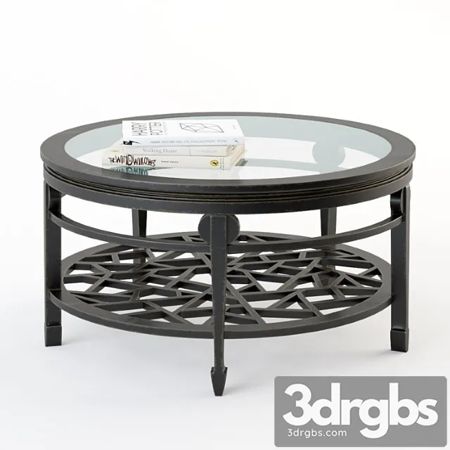 Century Furniture Ice Ray Cocktail Table 3D Model Download