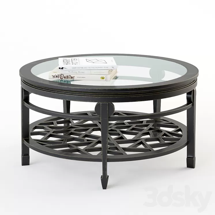 Century Furniture – Ice Ray Cocktail Table 3D Model Century Furniture – Ice Ray Cocktail Table 3D Model