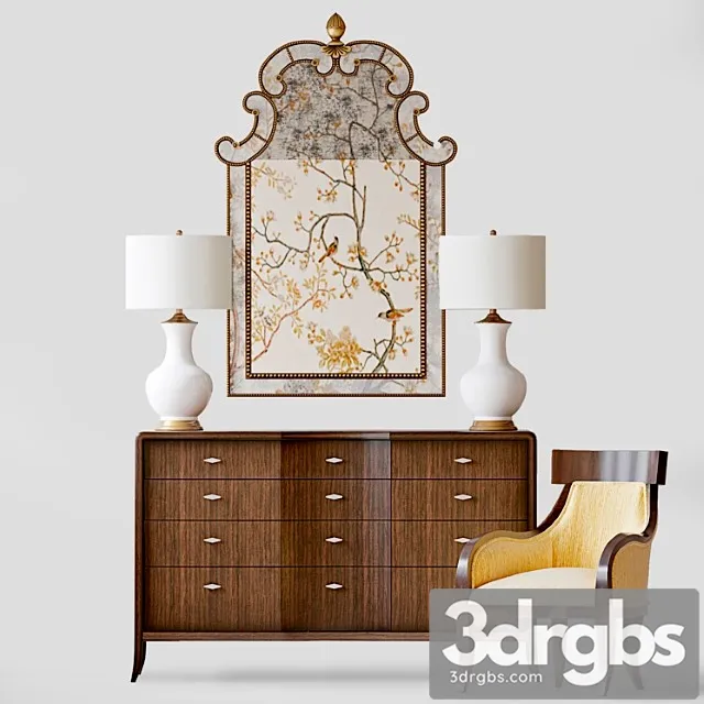 Century fyrniture set 2 3D Model Download Century fyrniture set 2 3D Model Download