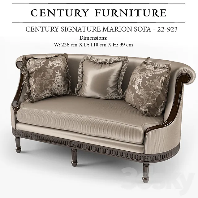 Century Signature Marion Sofa – 22-923 3DModel