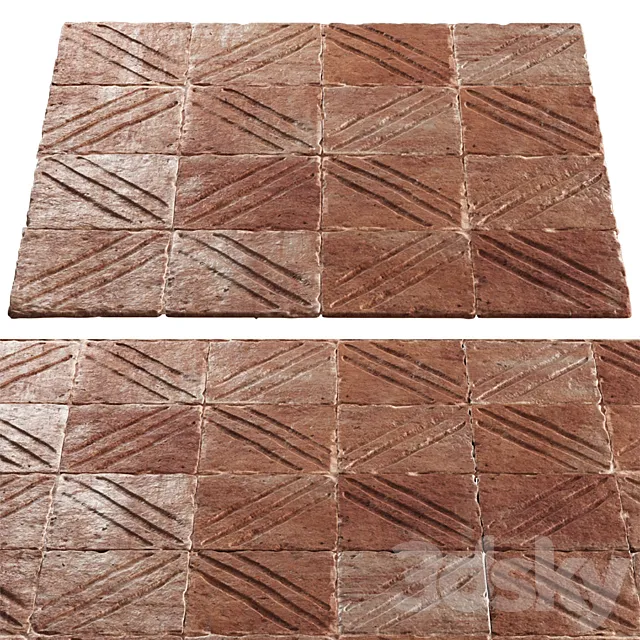 Ceramic floor tiles 3D Model