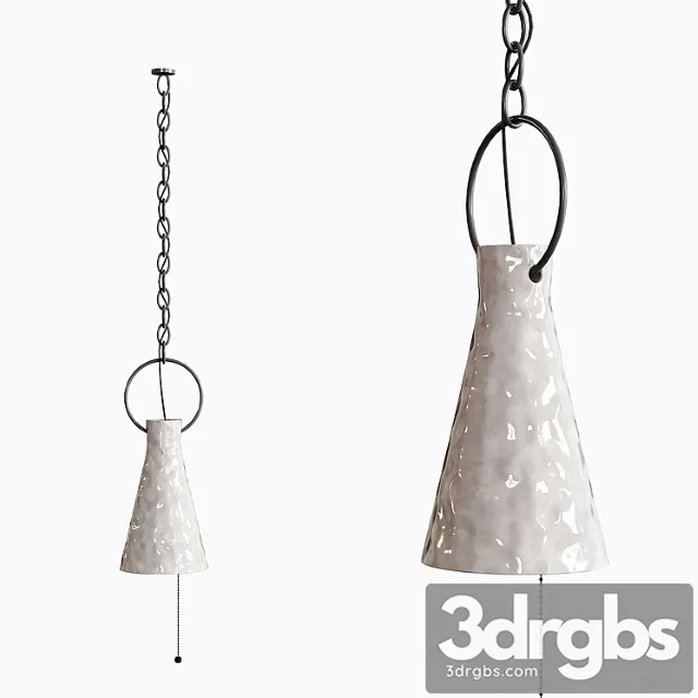 Ceramic funnel pendant light Ceramic funnel pendant light