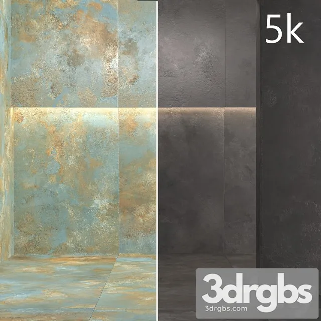 Ceramic Granite Laminam Ossido Verderame Nero 3000×1000 Mm 3D Model Download