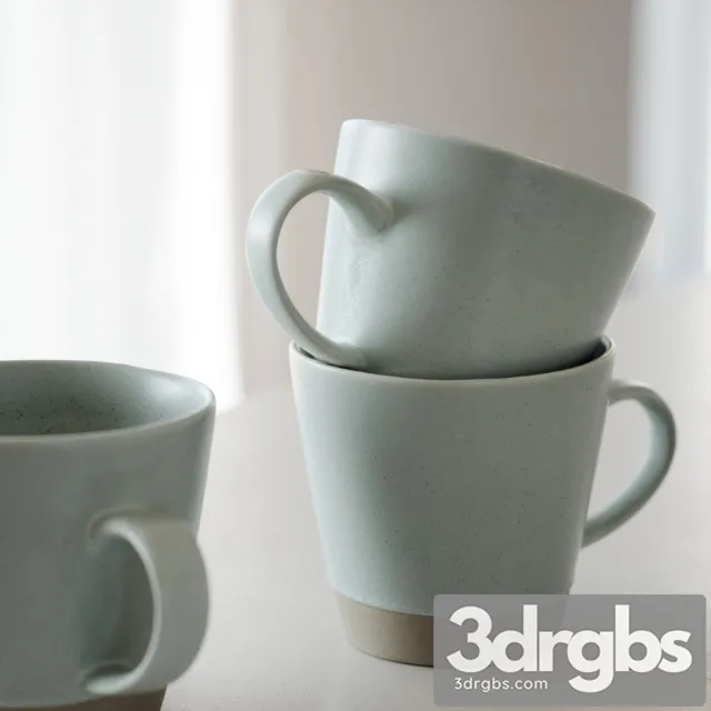 Ceramic Mug 04 3D Model Download
