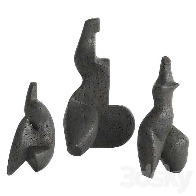 ceramic sculptures 3D Model ceramic sculptures 3D Model