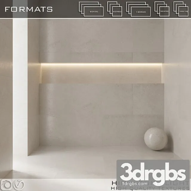 Ceramic Tile Sant Agostino Higstone Light 3D Model Download