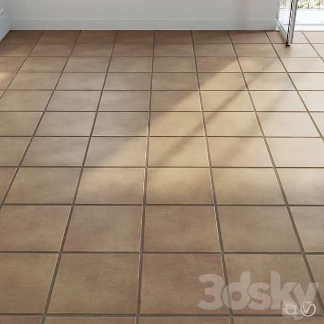 Ceramic tile set 06 – Natural Terracotta 3DModel