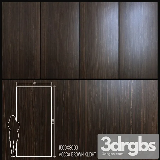 Ceramic tile urbatek porcelanosa xlight mocca brown 1500×3000 3D Model Download