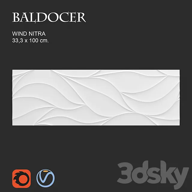 Ceramic Tile Wind Nitra 3D Model Ceramic Tile Wind Nitra 3D Model