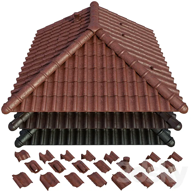 Ceramic tiles 3D Model