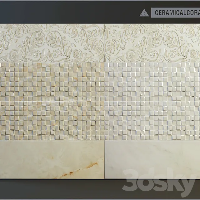 Ceramic tiles “Ceramicalcora” 3DModel Ceramic tiles “Ceramicalcora” 3DModel