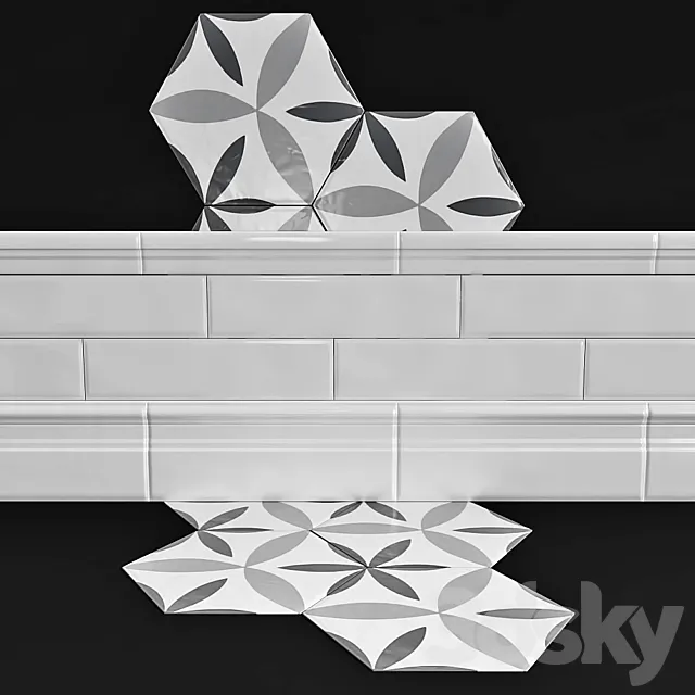 ceramic tiles FAP 3DModel ceramic tiles FAP 3DModel