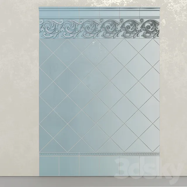 Ceramic tiles Grazia Essenze 3D Model Ceramic tiles Grazia Essenze 3D Model