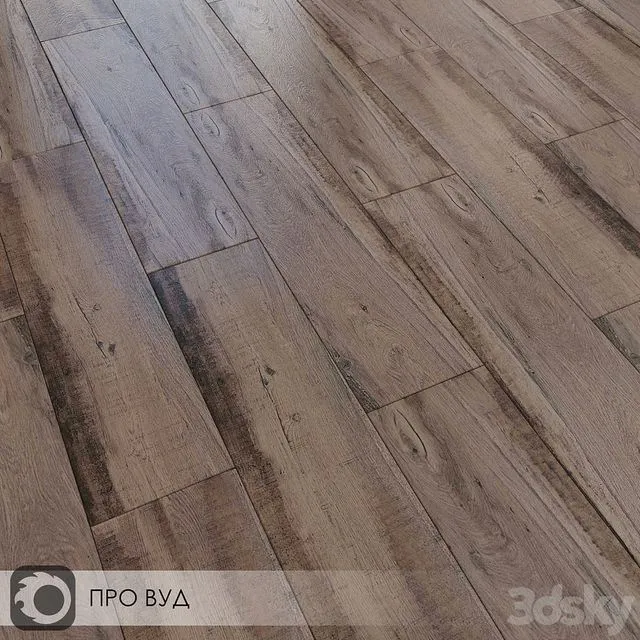 Ceramic Tiles Kerama Marazzi Pro Wood 3D Model