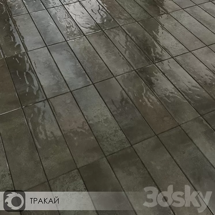 Ceramic Tiles Kerama Marazzi TRAKAY 3D Model Free Download