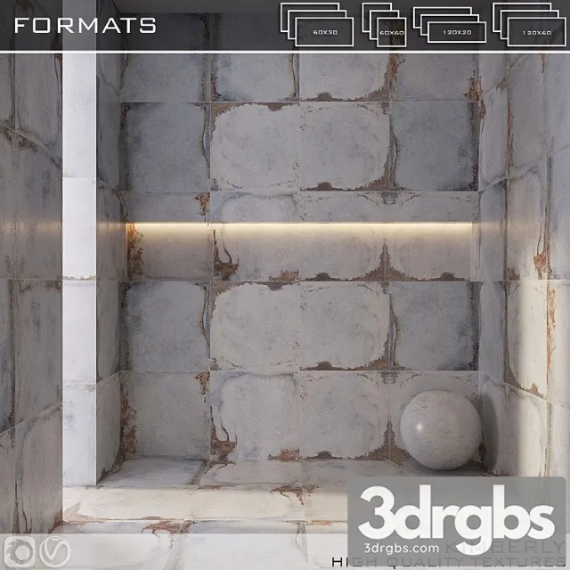 Ceramic Tiles Porcelain La Fabbrica Kimberley 3D Model Download