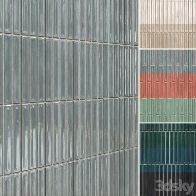 Ceramic Tiles Set 024 3D Model